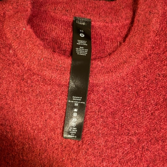 Lululemon Alpaca Wool-Blend Crewneck Sweater - Picture 2 of 5